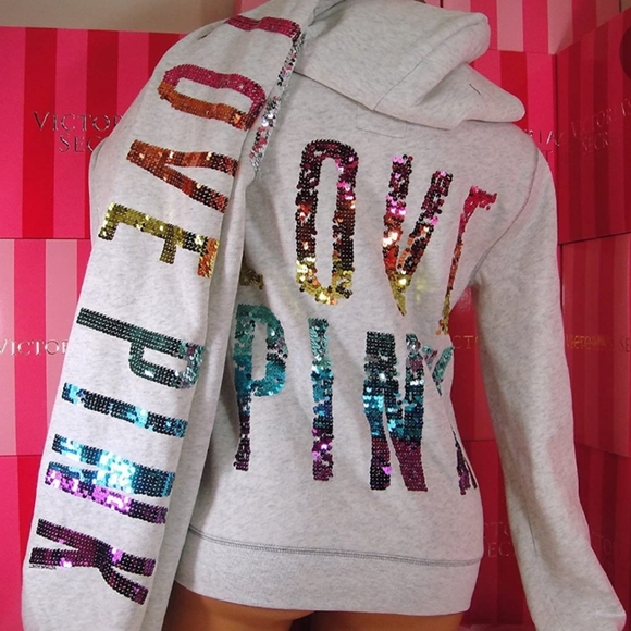 LIMITED EDITION Victoria's Secret PINK hoodie - Picture 1 of 4